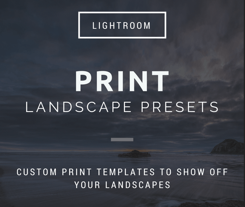 Lightroom Print Templates