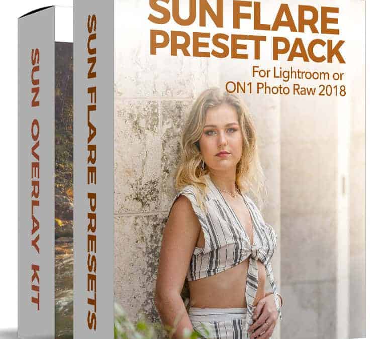 Sun Flare Overlay and Preset Bundle: Lightroom Version
